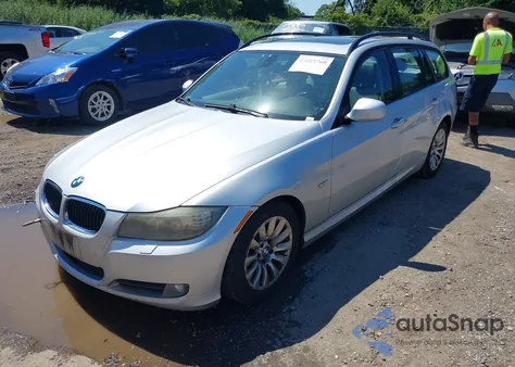 2009 BMW 328I из США, поврежденный, VIN WBAUT93549A191141